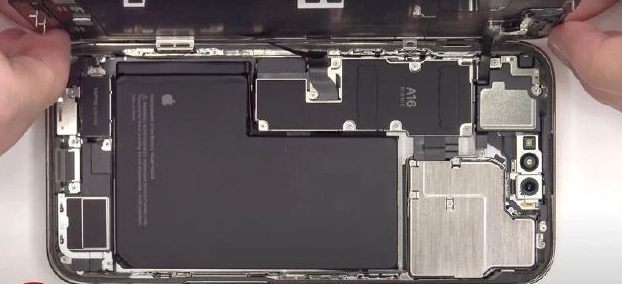 裕华苹果14维修分享看iPhone 14 Pro Max拆解 