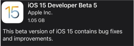裕华苹果手机维修分享如何升级到iOS15.0 beta5 